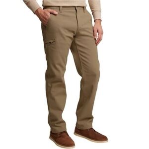 Weatherproof Vintage Men's Bonded Fleece
Lined  Canvas Pant